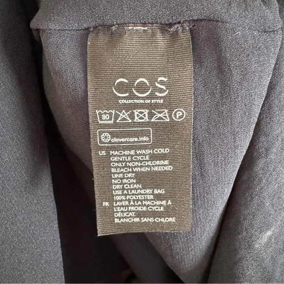 Dark Navy COS Swing Mini Dress - Picture 4 of 7